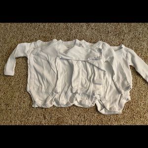 Newborn kimono style long sleeved onesies NWOT